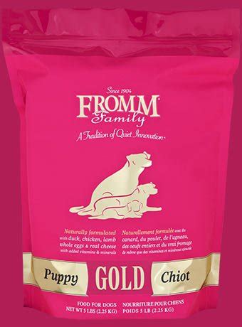 Fromm gold nutritionals large breed puppy dry food features fresh wisconsin duck, fresh. Fromm Family Puppy Gold Dry Dog Food - Pupcakes and ...