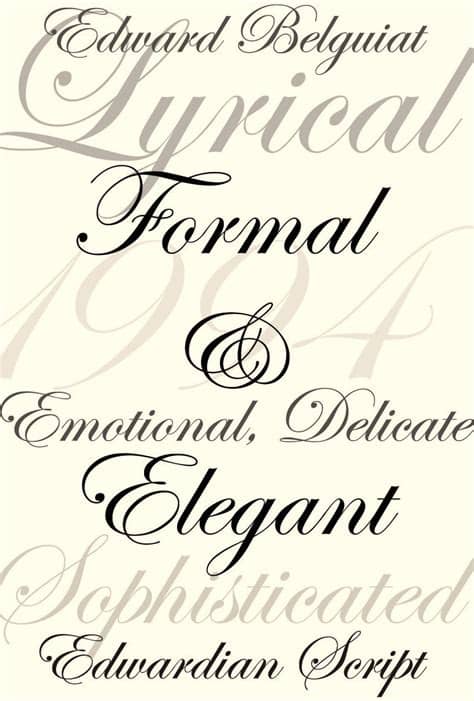 By downloading the font, you agree to our terms and conditions. Edward Benguiat