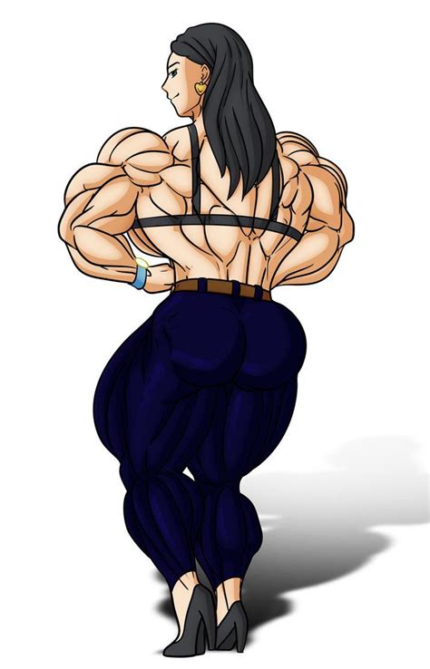 Pin On Muscle Girl Art