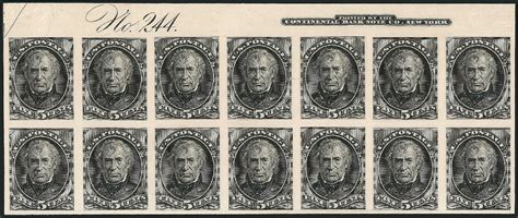 Us Stamp Values Scott Catalog 179 5c 1875 Taylor Continental