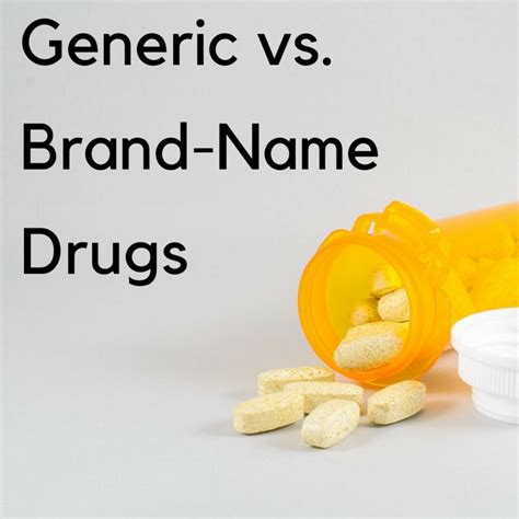 Whats The Difference Between Generic And Brand Name Medicine