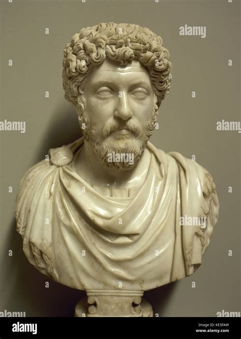 Marcus Aurelius Roman Emperor From 161 180 Antonine Dynasty Bust