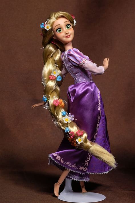 Beautiful Work On This Rapunzel Doll The Flowers On Hair Was Well Done