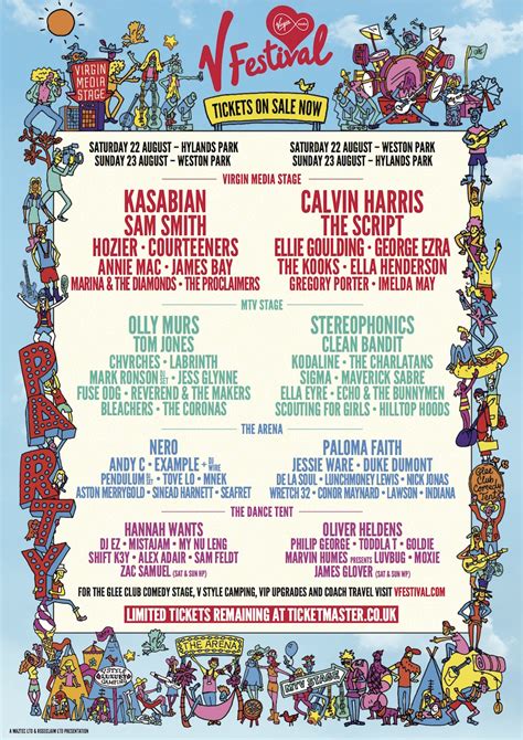 V Festival Line Ups Confirmed The Proclaimers Official