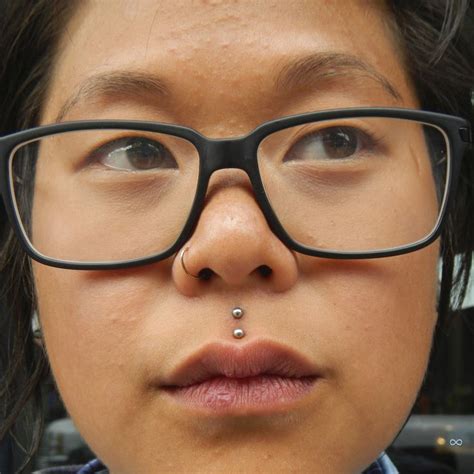 piercings the ever elusive double medusa also a lovely nostril piercing awesome