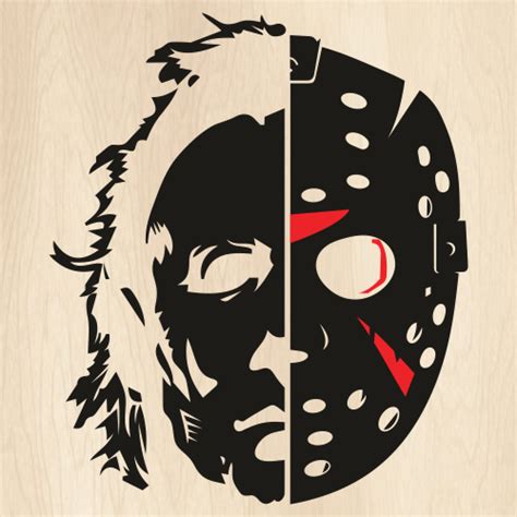 Jason Voorhees Michael Myers Svg Dxf Eps Png Cutting File For Cricut