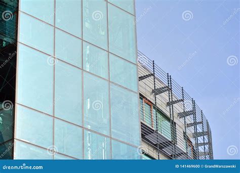 The Windows Of A Modern Building For Offices Business Buildings