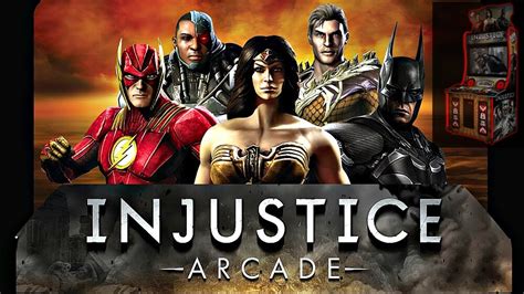 Injustice Arcade Gods Among Us Dc Superhero Game Play Wins Youtube