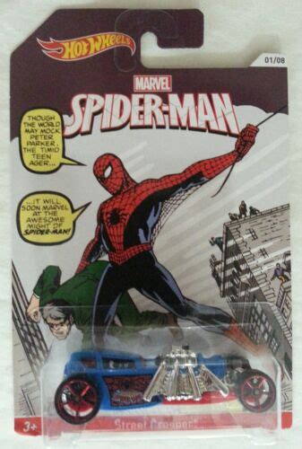 New Hot Wheels Spider Man Street Creeper Moc Marvel Amazing My Xxx