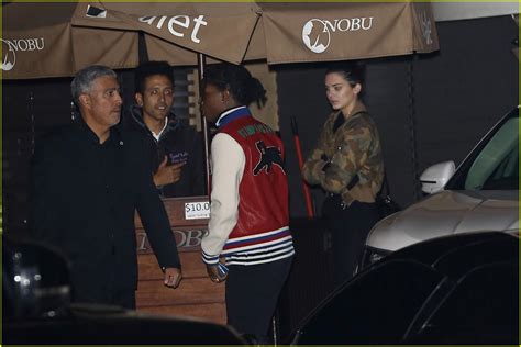 kendall jenner and a ap rocky grab dinner on during night out together photo 3826539 kendall