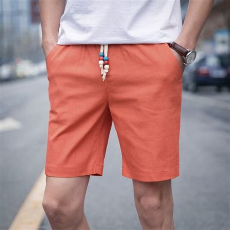 Buy 2017 Summer Fashion Men Shorts Solid Color Large