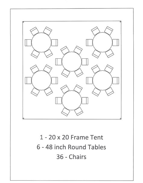 20 X 20 Frame Tent Rental