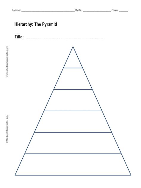 6 Level Printable Blank Pyramid Chart Pdf Pdf