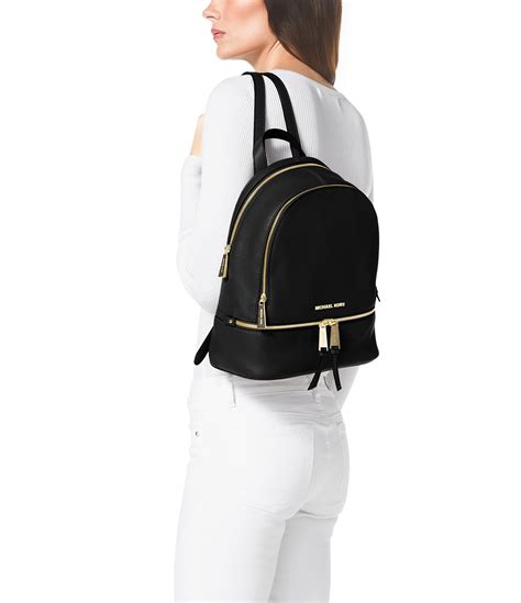 Michael Michael Kors Rhea Zip Small Backpack In Black Lyst