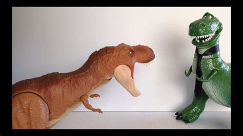 Rex Vs Rexy Toy Story And Jurassic World Final Inesperado Youtube