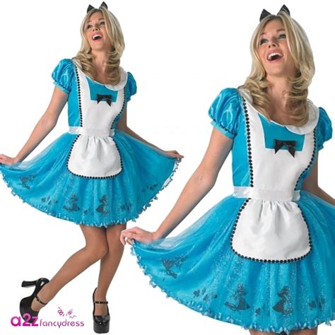 Sassy Alice In Wonderland Disney Adult Fancy Dress Costume