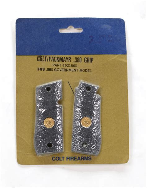 Colt Packmayr 380 Government Model Grip New Old Stock In Factory