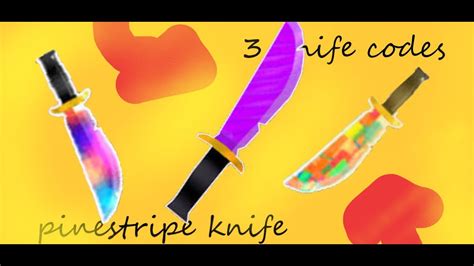We have listed the codes of the g. 3 Knife codes! Survive the Killer Roblox - YouTube