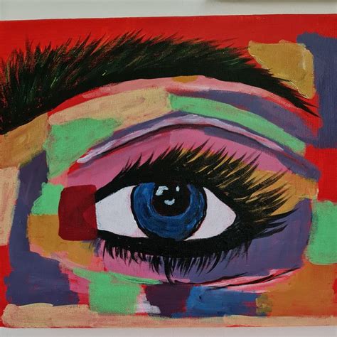 Abstract Eye Painting Ideas Painting Abstract Eye Painting