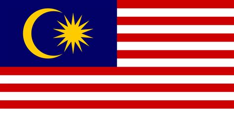Fourteen stripes of white and red color indicate 13 countries of the federation and a territory of the capital. File:Flag of Malaysia.svg - 维基百科，自由的百科全书