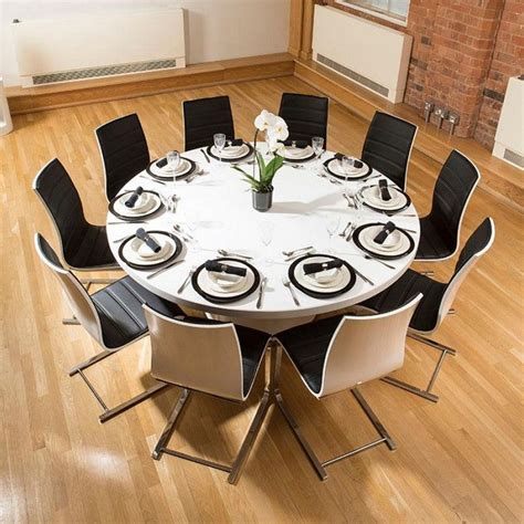 It is suitable for you who want to gather and share together in dining room. extra large round dining table