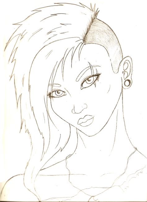 Werewolf Girl Sketch By Angstdriven On Deviantart