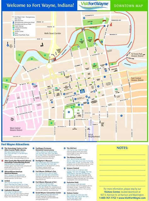 Fort Wayne Tourist Attractions Map Images And Photos Finder