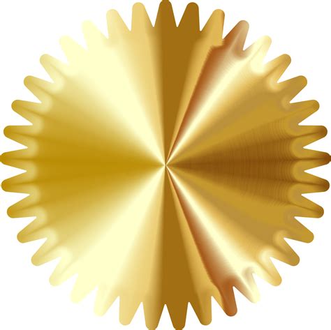 Gold Seal Png Png Image Collection