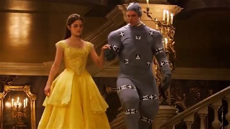 Dan Stevens Without Cgi In Beauty And The Beast Footage Is Something