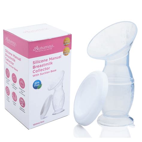 Autumnz Silicone Manual Breastmilk Collector With Suction Base Foc Hygiene Cover