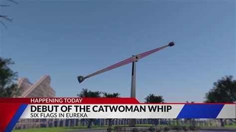 Catwoman Whip Ride Opens At Six Flags Today Youtube