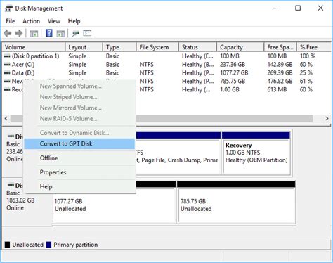 4 Formas Convertir Mbr A Gpt Sin Perder Datos En Windows 1110 Easeus