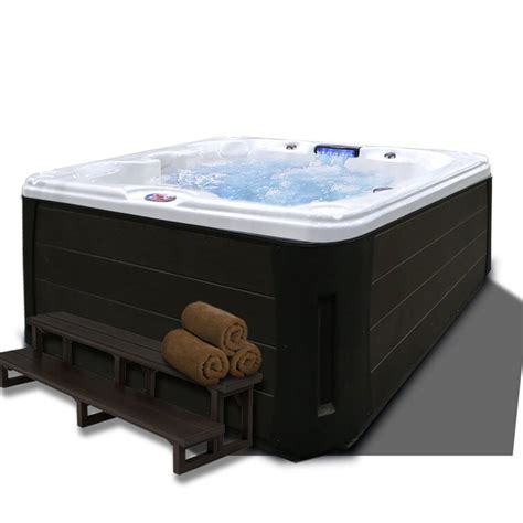 American Spas 7 Person 30 Jet Acrylic Square Hot Tub With Ozonator