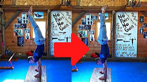 3 Steps To Go From Banana To Straight Line Handstand Youtube