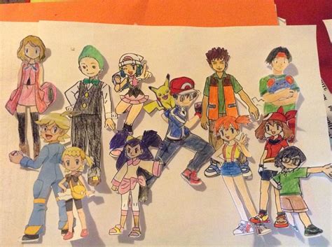 Fan Art Ash And Friends Kanto Kalos Pokémon Amino
