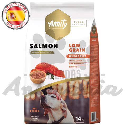Amity Dog Adult Super Premium Low Grain Salmon Perro Adulto Super