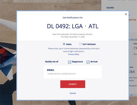 Delta Flight Status Information