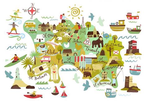 Jersey Attractions Map