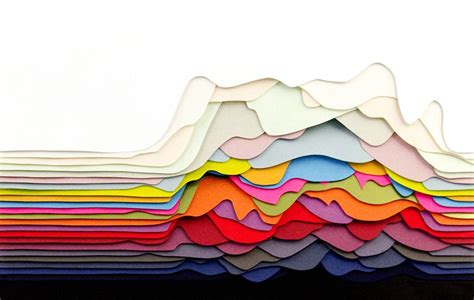 Marianou — Transfixing 3d Paper Patterns By Maud Vantours Arte De