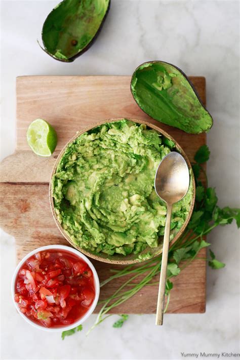 Easy Guacamole Recipe With Salsa Yummy Mummy Kitchen