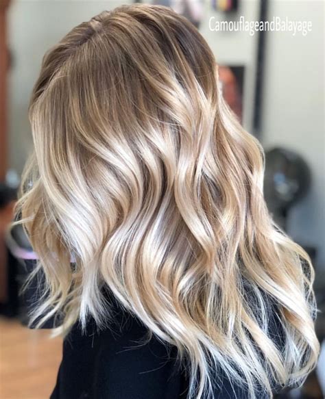 pinterest deborahpraha ♥️ loose waves curls and blonde balayage hair color hair styles