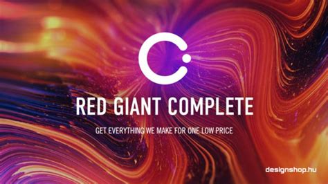 Red Giant Complete Designshophu Blog