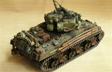 Heng Long Remote Control Scale Model Tank 3898 Us M4a3 Sherman Fury Rc Tank