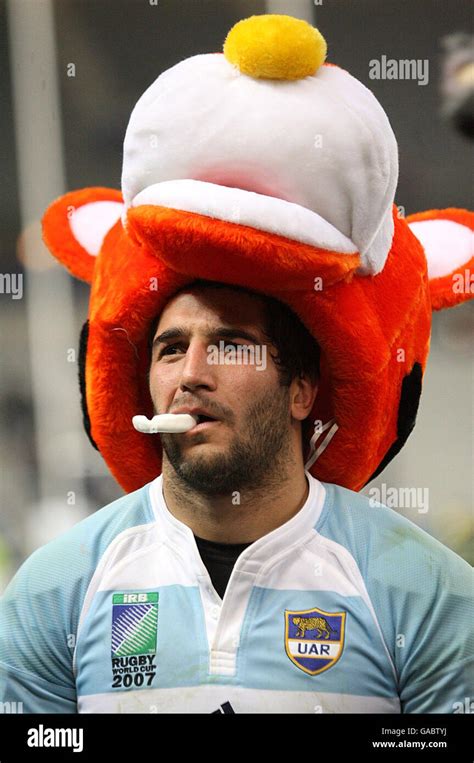 Argentinas Lucas Ostiglia Celebrates In A Novelty Hat After The Final