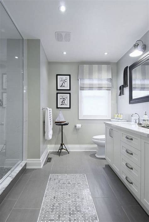 65 Beautiful Farmhouse Master Bathroom Remodel Ideas White Master