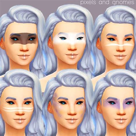 Pin On The Sims 4 Skins Makeup Facial Hair And Eyes