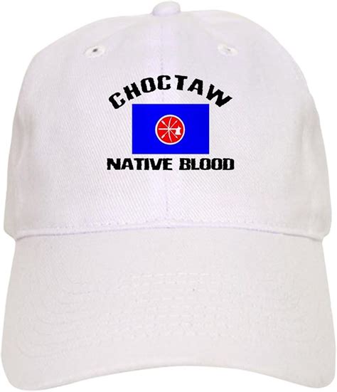 Cafepress Choctaw Native Blood Cap Baseball Cap With