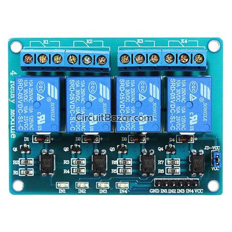 5v 4 Channel Relay Module For Arduino Pic Arm Avr Wholesale