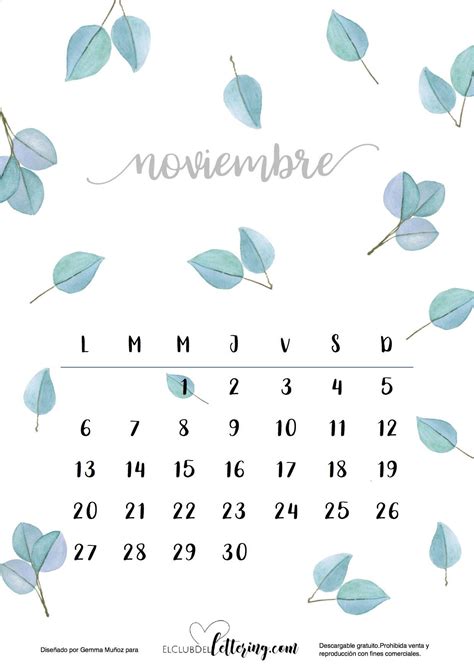 Calendario 2017 Para Descargar Gratis El Club Del Lettering