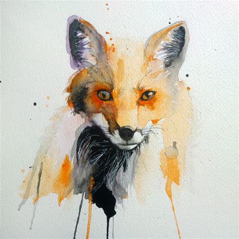 Fox Watercolor By Excentric On Deviantart